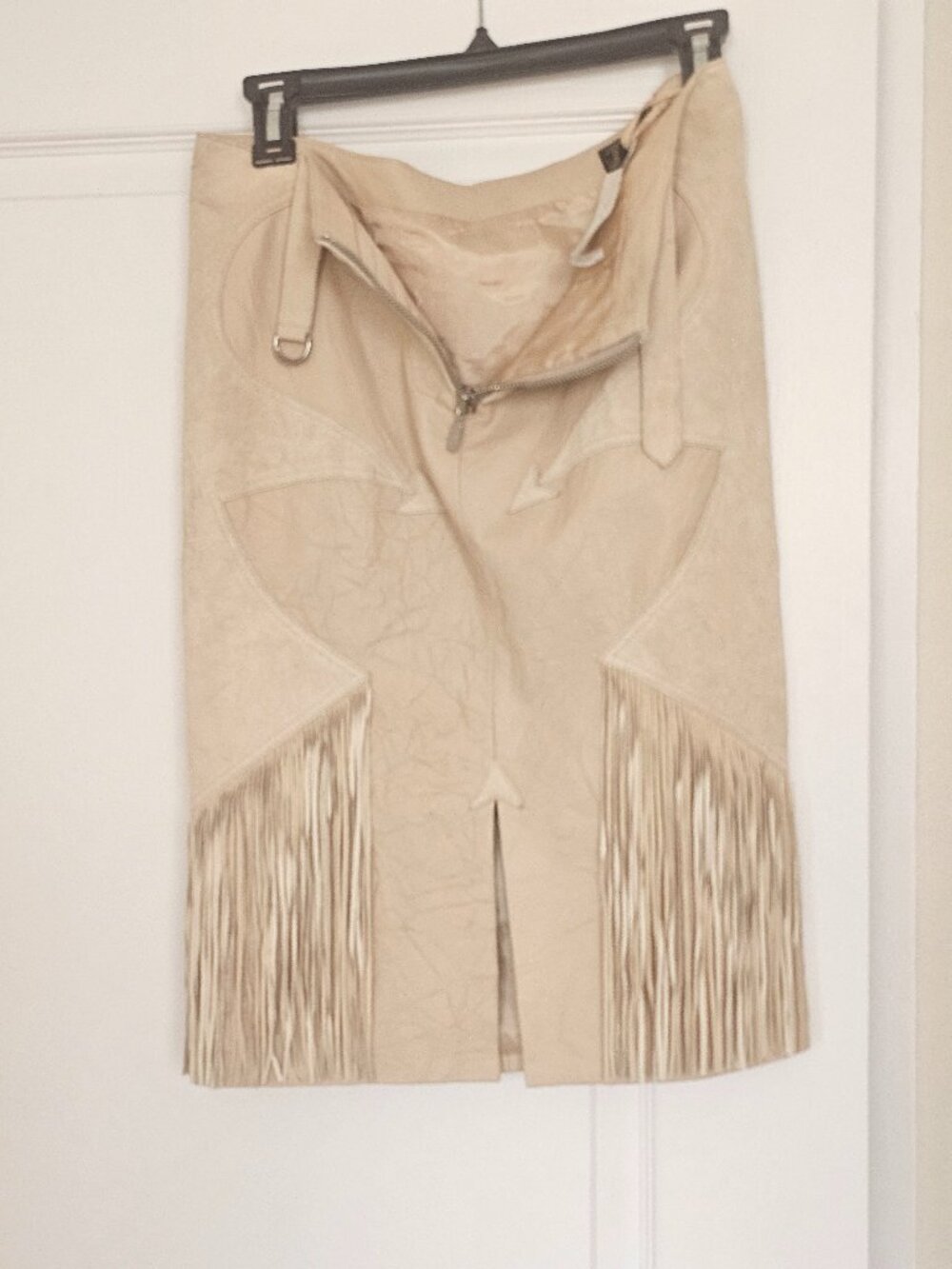 Versace skirt beige .